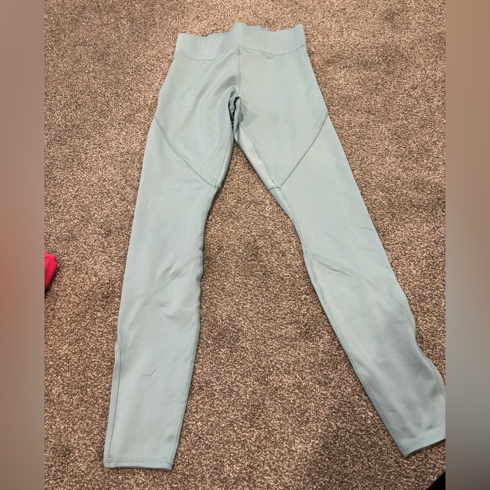 Light Teal work out leggings Size S